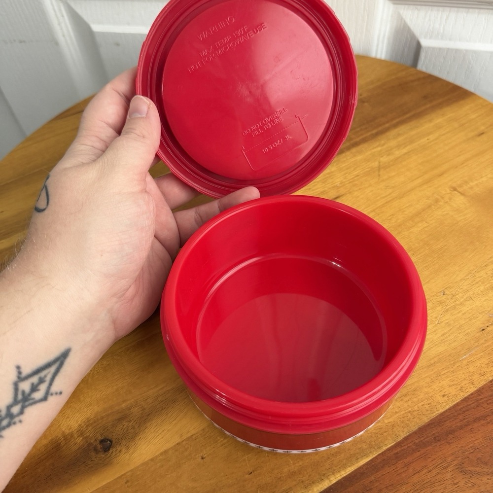 Campbell's 2002 Insulated Travel 10.5 Oz Bowl With Lid Collectible VTG Cottage - Picture 8 of 10